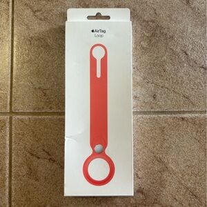 NIB Apple AirTag Loop - Bright Red